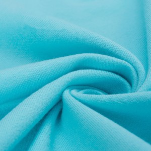 Cotton french terry solid fabric 260gsm in stock