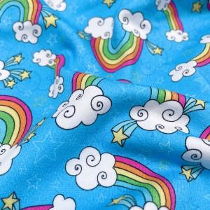 Cotton Lycra 220gsm Custom Print NO MOQ
