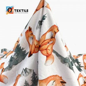 Bamboo Cotton French Terry 260gsm Custom Print NO MOQ